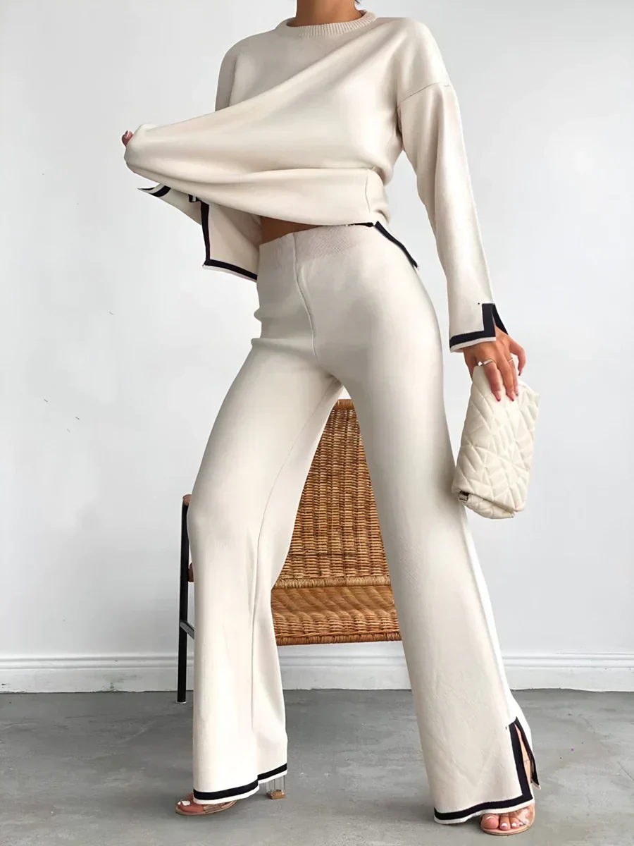 Elisa | Elegant stretch knit set to stay at home - Image 13
