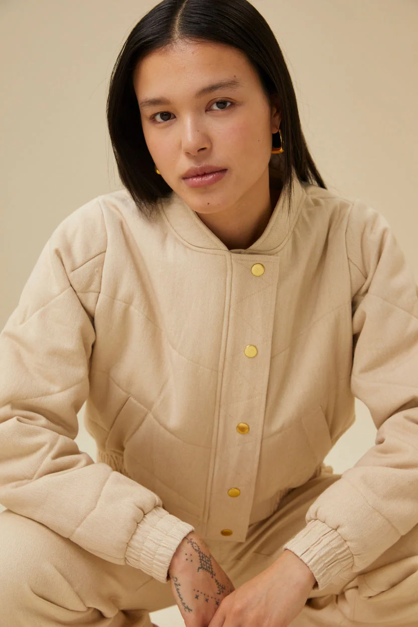 Elisa | Leah jacket in grained twill - Image 5