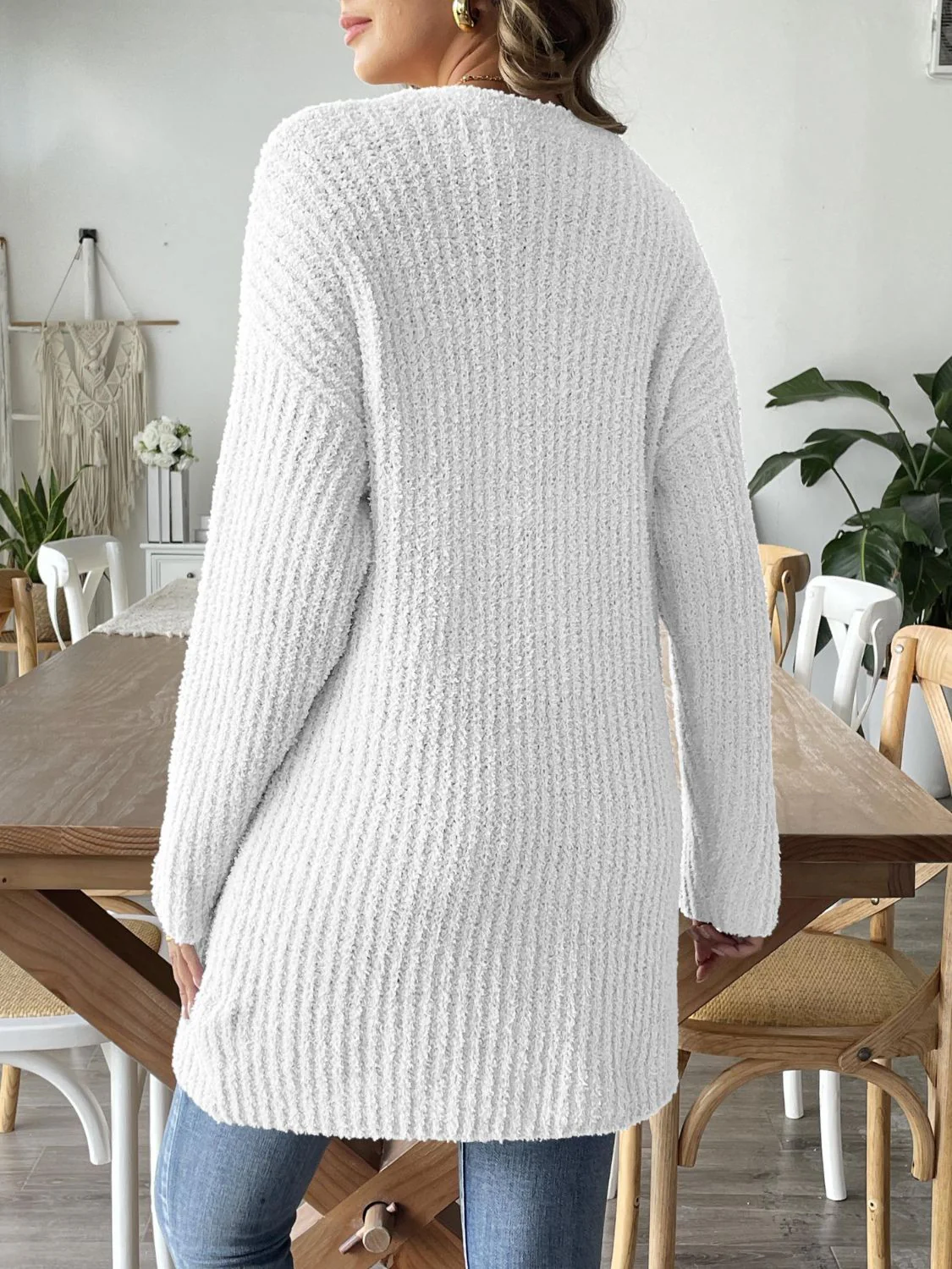 Elisa | Long sleeve open front cardigan - Image 5