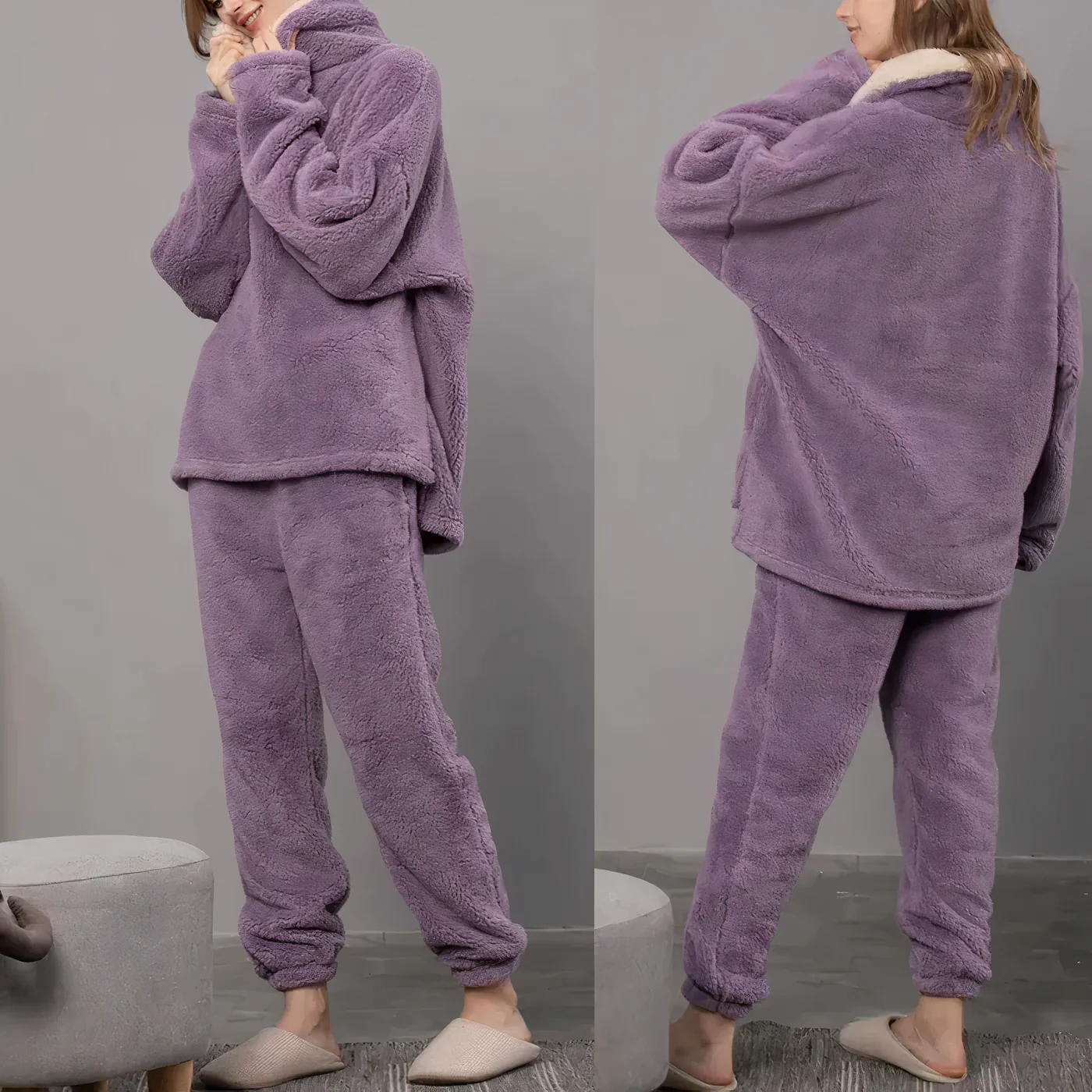 Elizabeth® | Fleece pajama set for women - Image 3