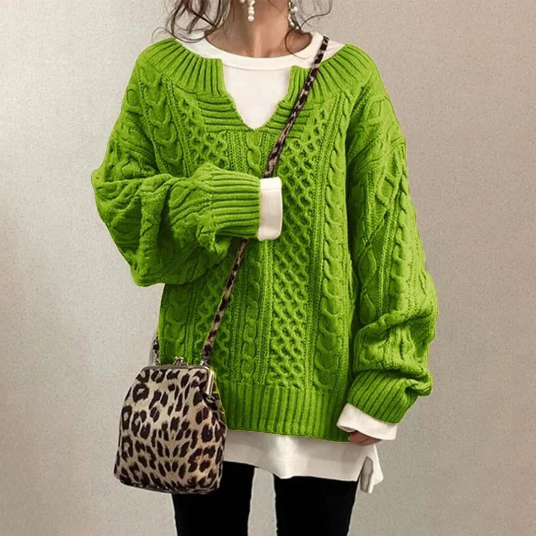 Elizabeth | Cable-knit Winter Sweater - Image 6