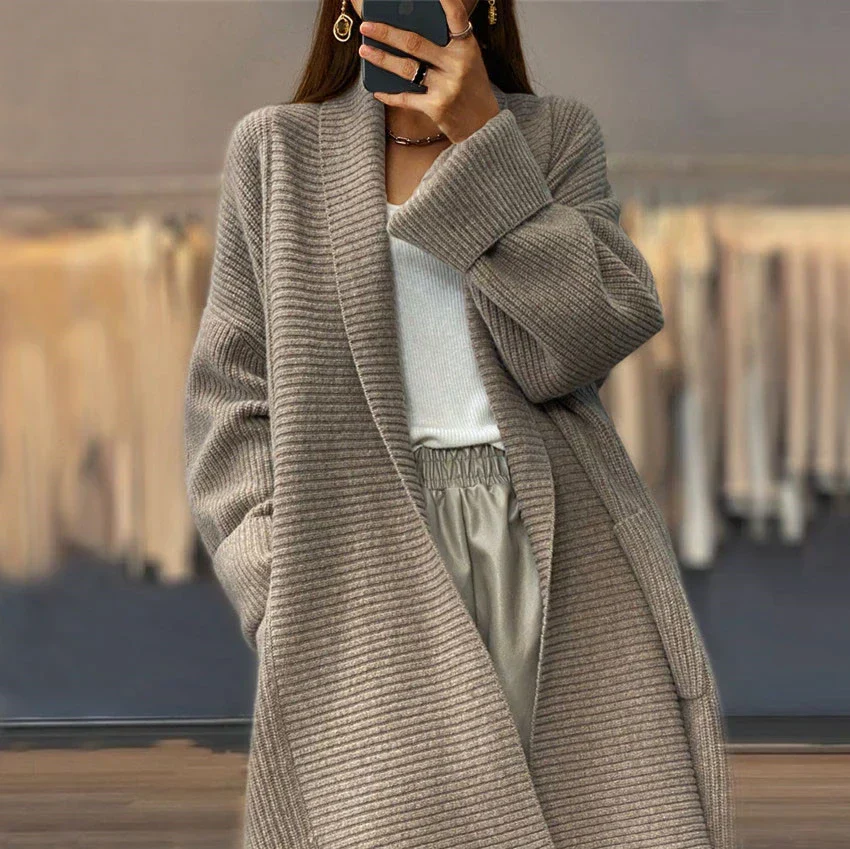 Elke® | Thick plain jacket - Image 3