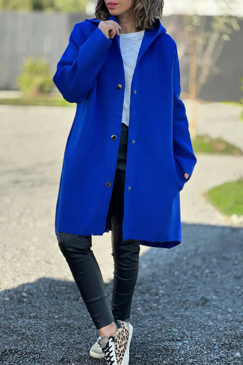 Ella | Casual, daily outerwear with pocket buttons and hood - Image 6