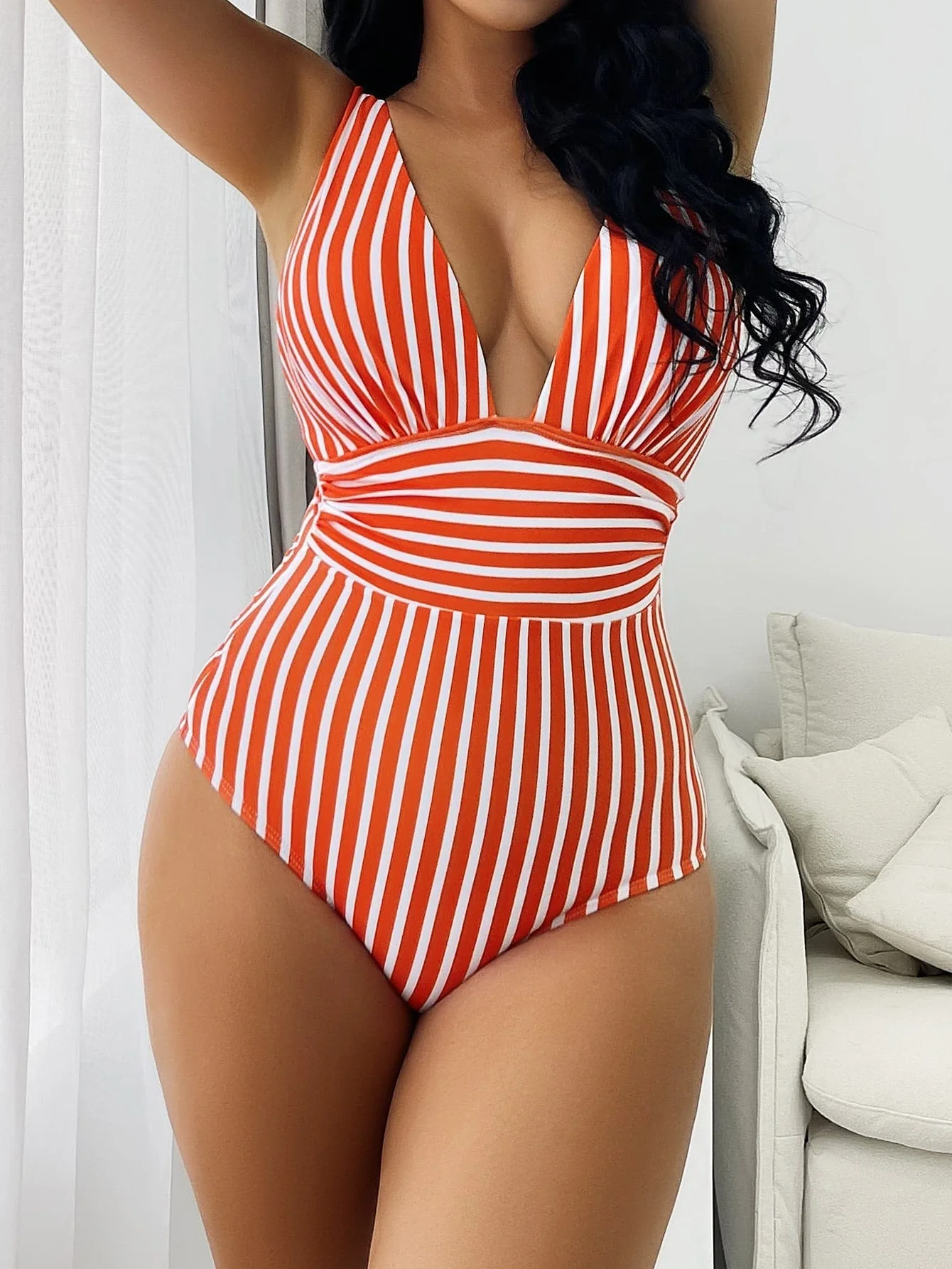 Ella® | Striped Swimsuit - Image 2