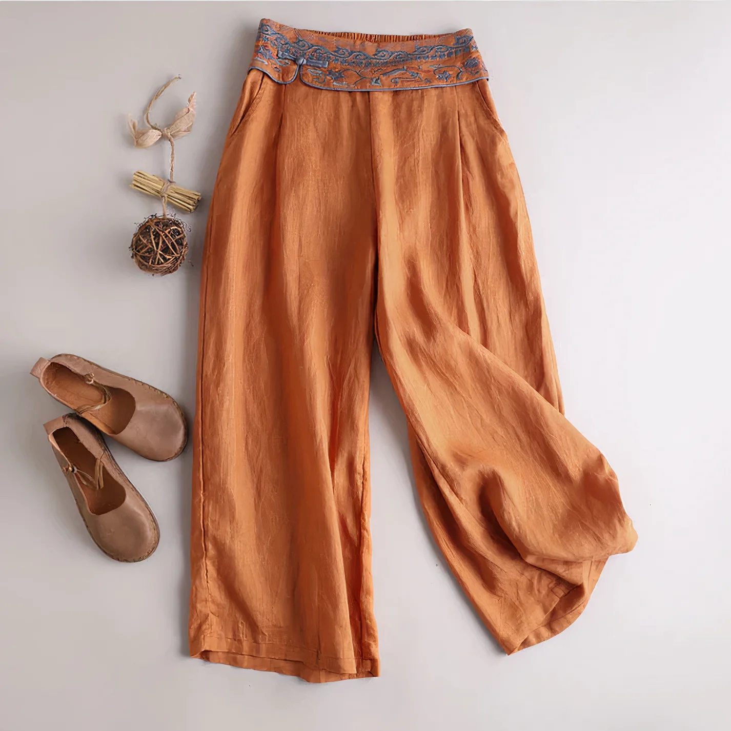 Eloísa® | Vintage Trousers Made From Loose Cotton - Image 2