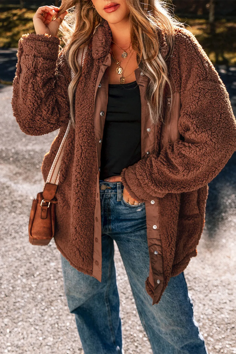 Elsa | Jacket with dropped shoulders - Image 4