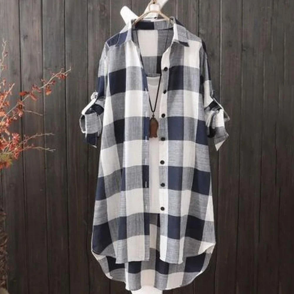 Elsa® | Long Shirt With Button Placket - Image 3