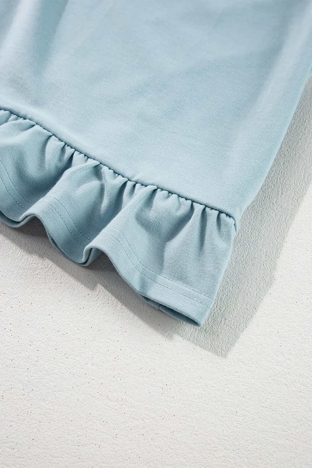 Elsa | Long sleeve drawstring hoodie with ruffles and dropped shoulder - Image 6