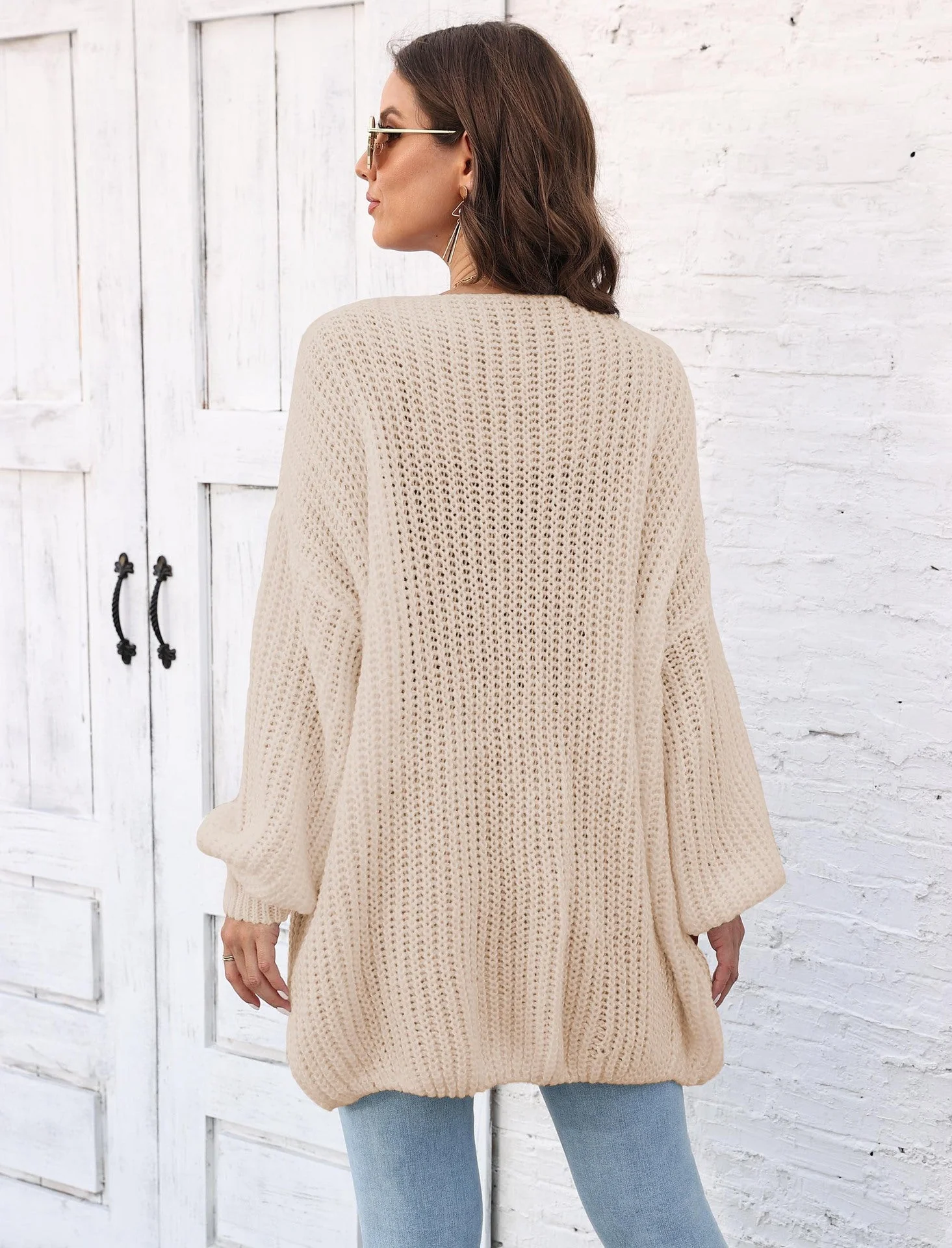 Elsa | Long sleeve open front cardigan - Image 25