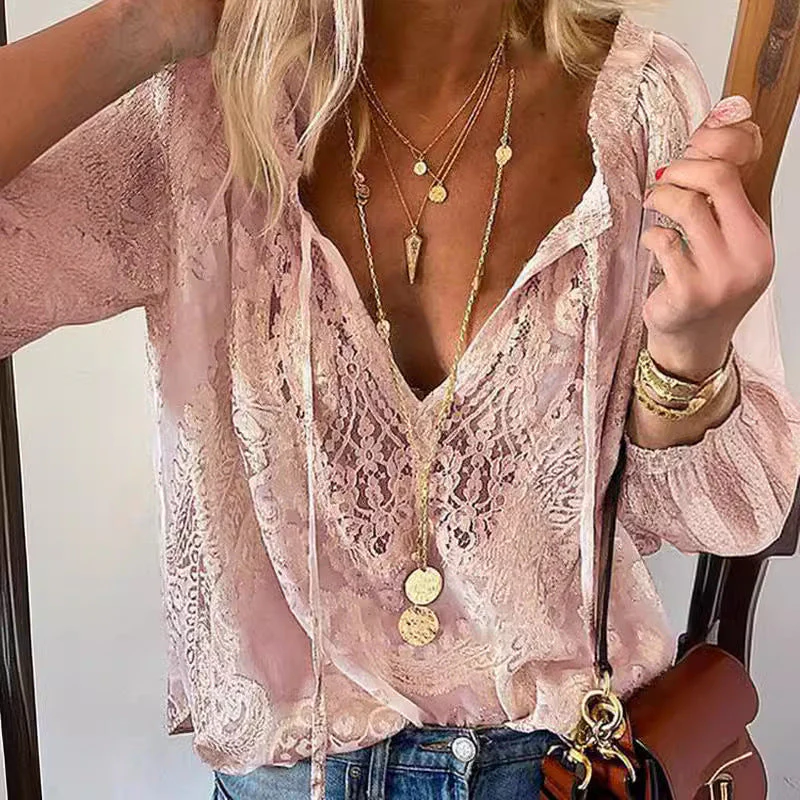 Elsa® | Women'S Blouse With Lace Shirt - Image 4