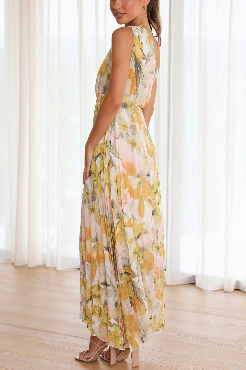 Elvia® | Printed Dress With Dropped Sleeves - Image 5