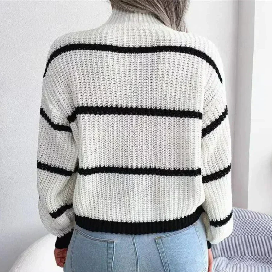 Elvira® | Pull comfortable in cotton for women, with an elegant cut - Image 4