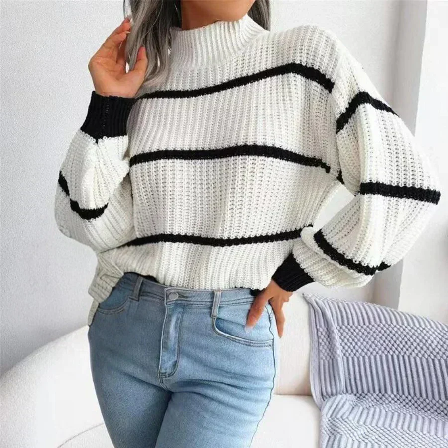Elvira® | Pull comfortable in cotton for women, with an elegant cut - Image 5