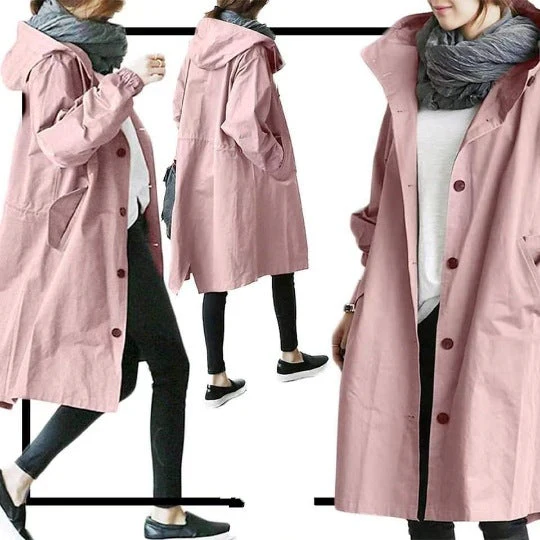 Elvira | Stylish windproof and waterproof women's trench coat - Image 9