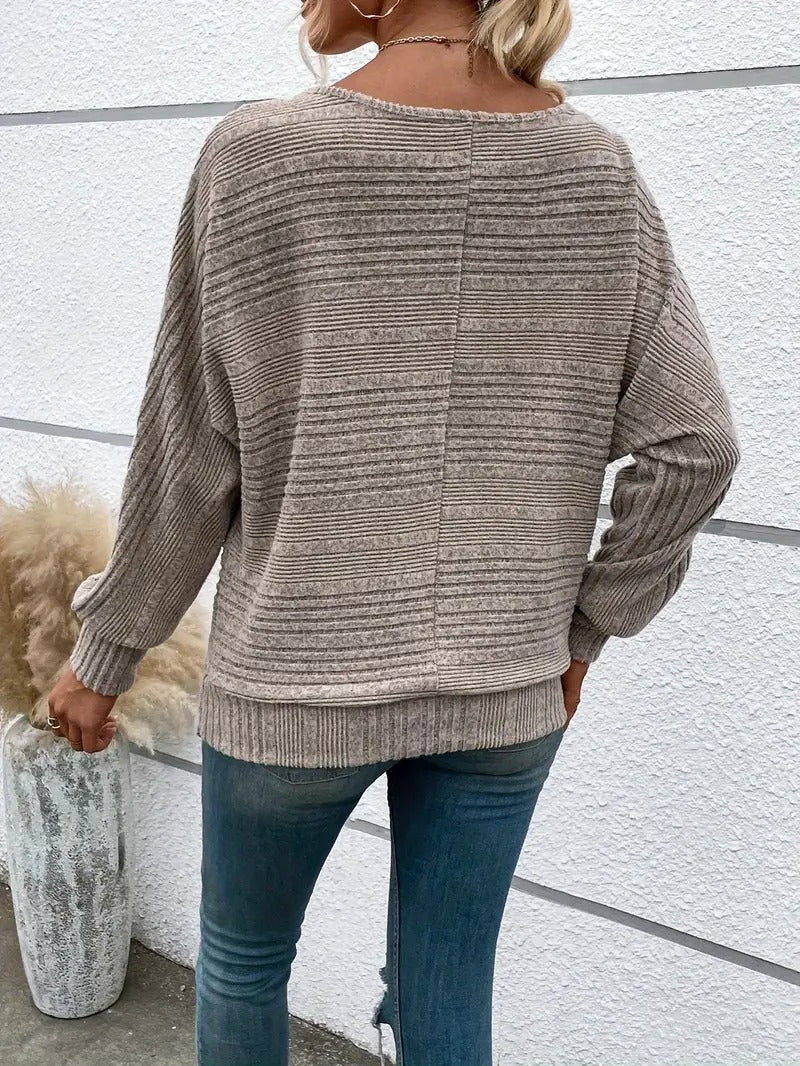 Emilia® | Relaxed Blouse With Batwing Sleeves And A Round Neckline - Image 3