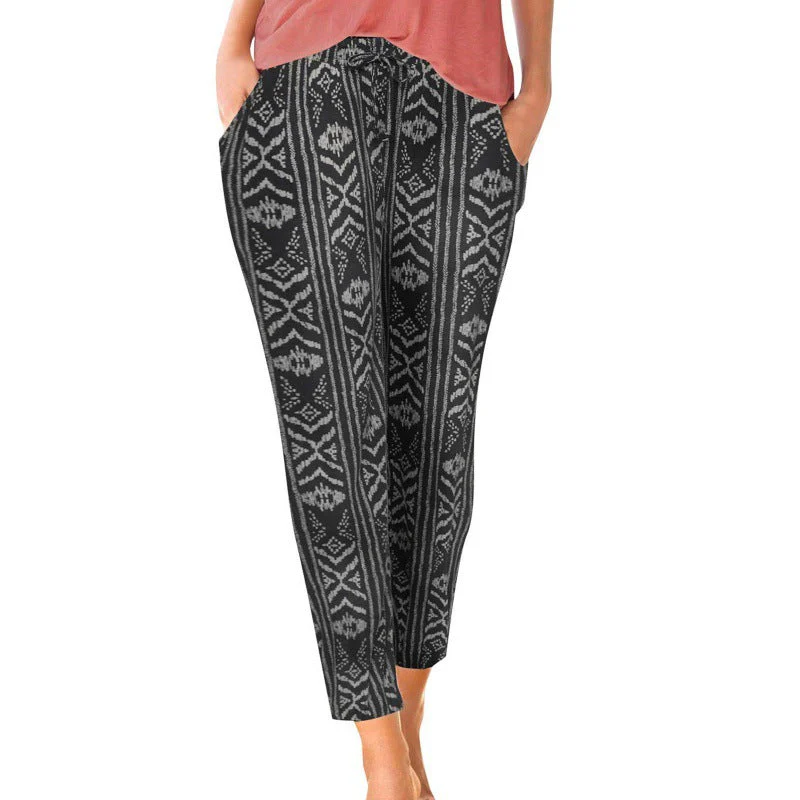 Emilia® | Women'S Floral Pattern Leisure Trousers - Image 3