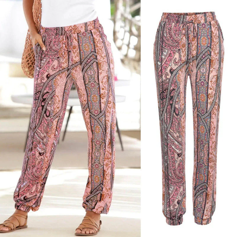 Emilia® | Women'S Floral Pattern Leisure Trousers - Image 6