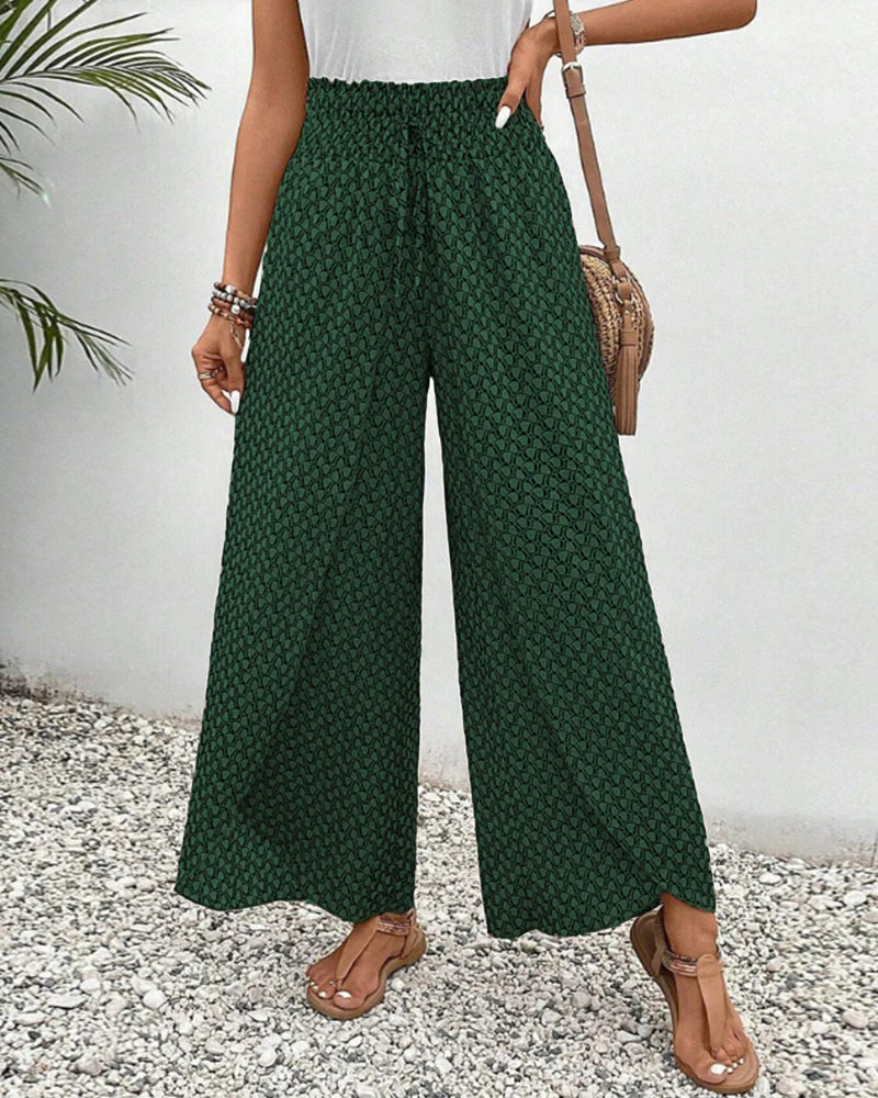 Emilia® | Women'S Trousers With Geometric Print - Image 8
