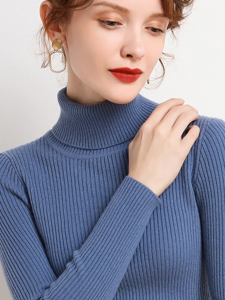 Emilie | Turtleneck sweater for women in autumn - Image 4