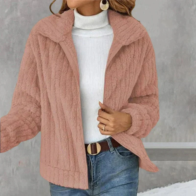 Emma | Casual plush jacket - Image 2