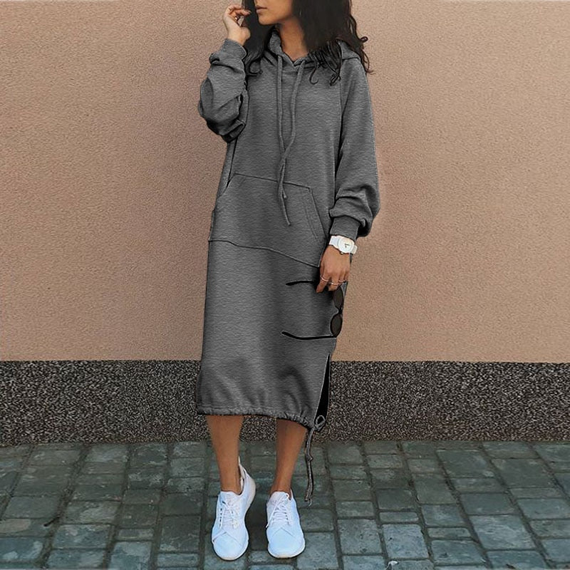 Emmy | Fashionable dress with hood - Image 3