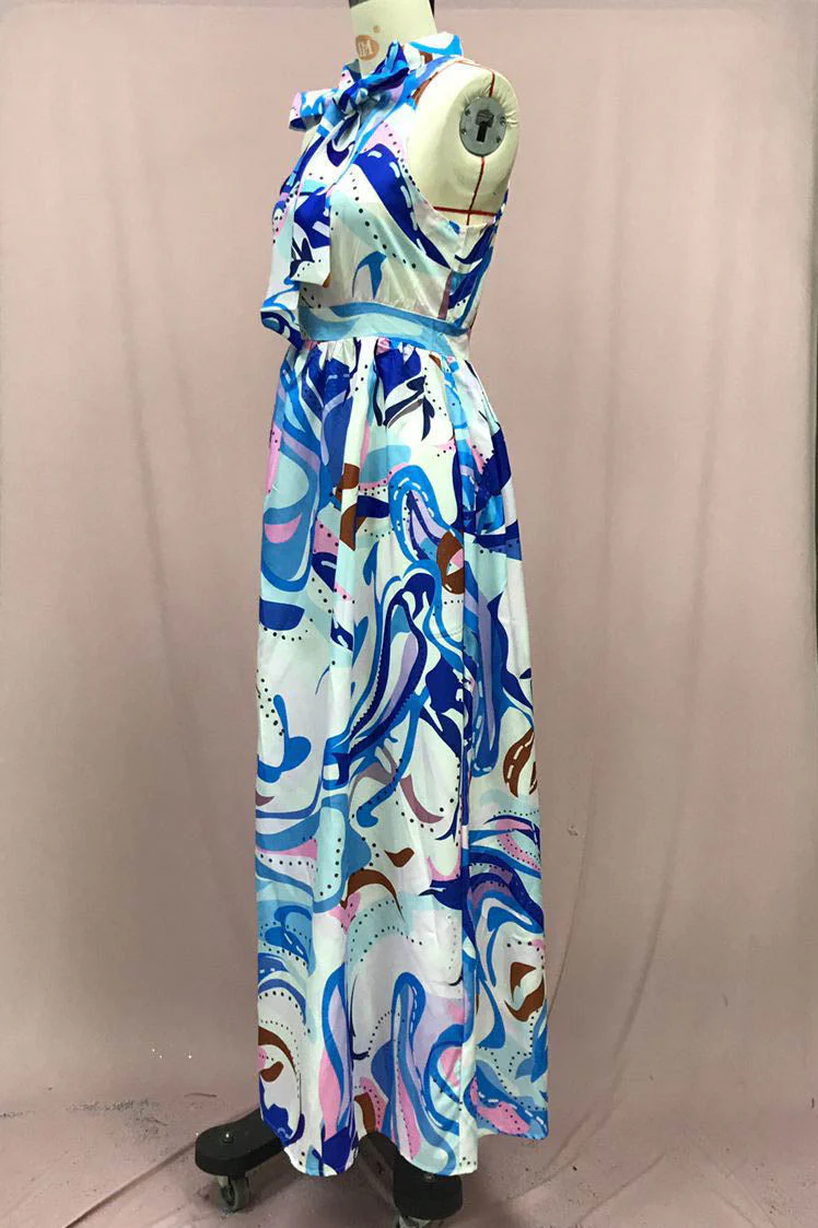 Erika® | French Style Floral Chiffon Dress - Image 2