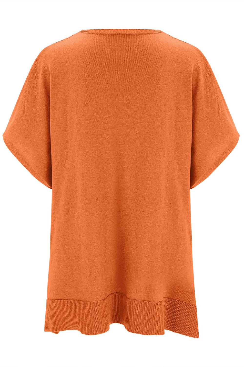 Erika | Slit knit top with V-neck and half sleeves - Image 24