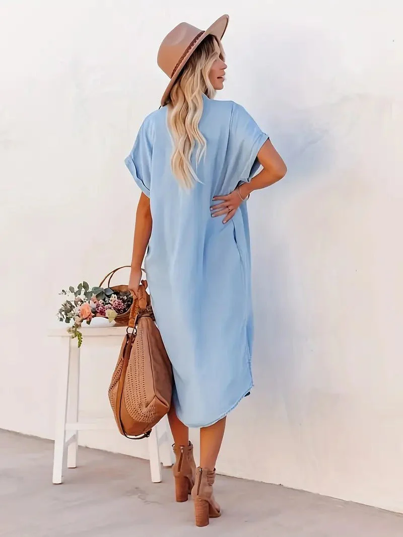 Ermelinda® | Stylish Shirt Dress - Image 3