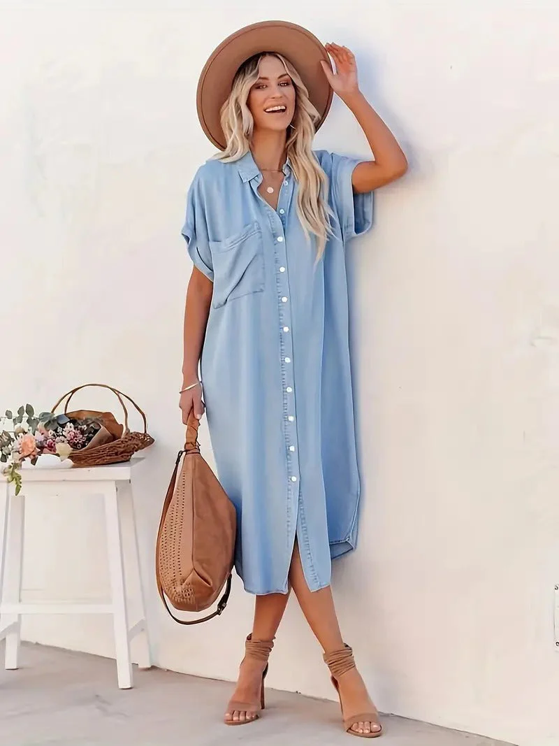 Ermelinda® | Stylish Shirt Dress - Image 5