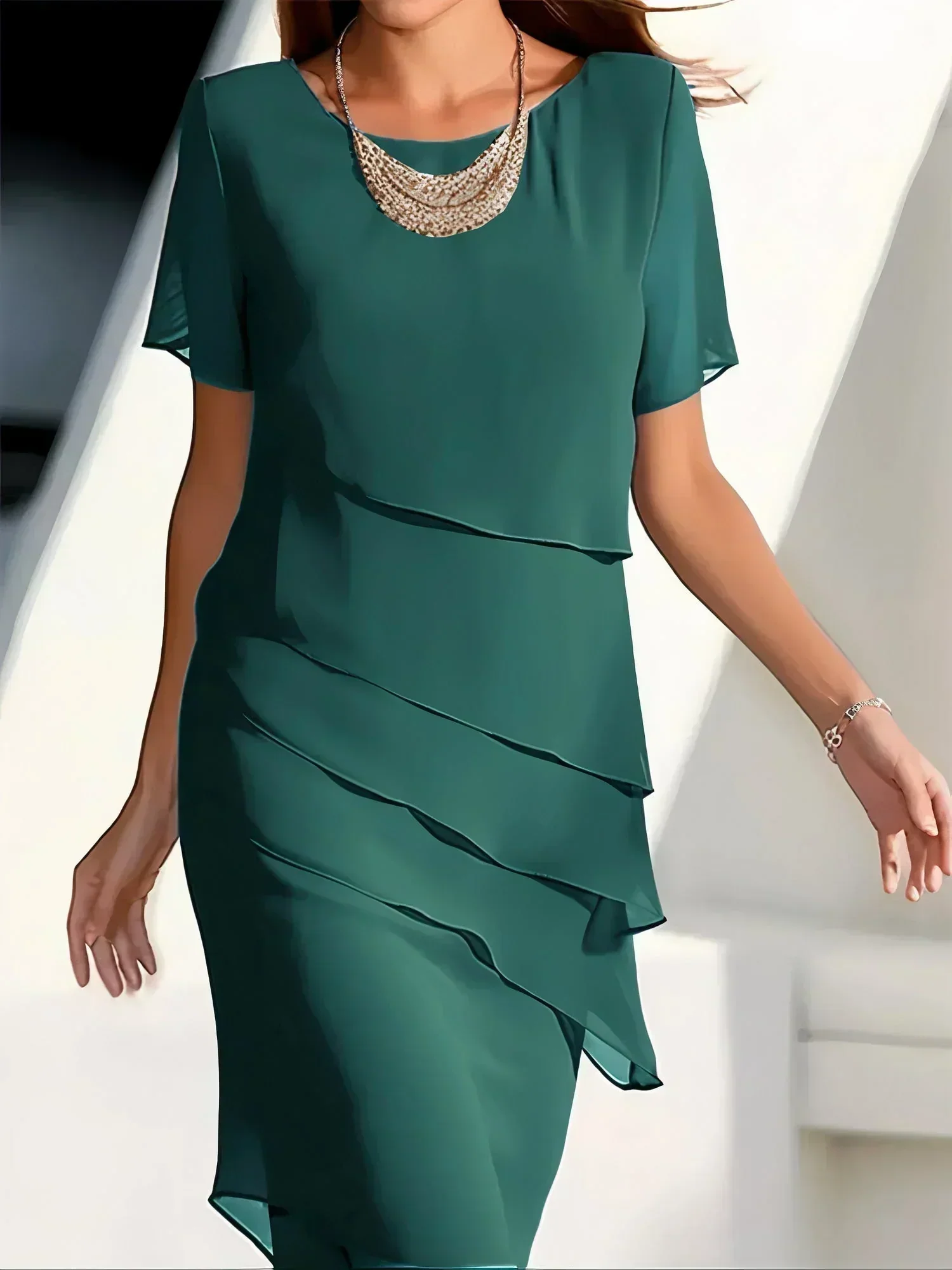 Ersilia® | Elegant Slimming Dress - Image 3