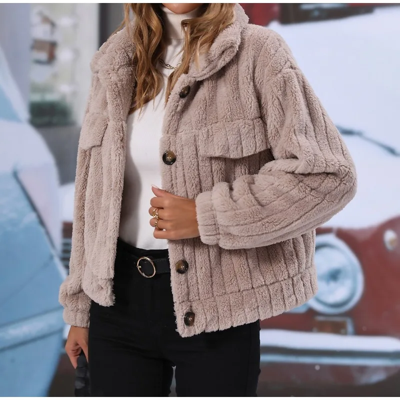 Esperanza | Fashionable autumn winter women's polo coat - Image 4
