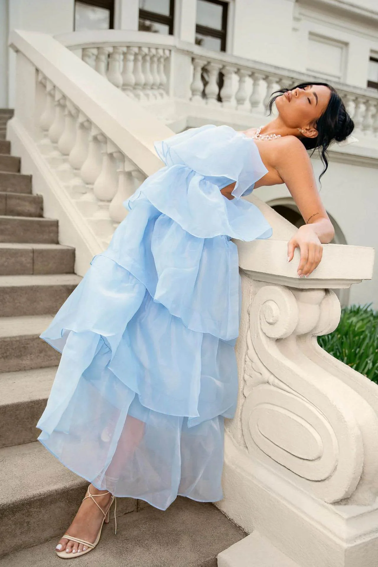 Estefanía® | Sunlit Ruffle Cascade Dress - Image 4