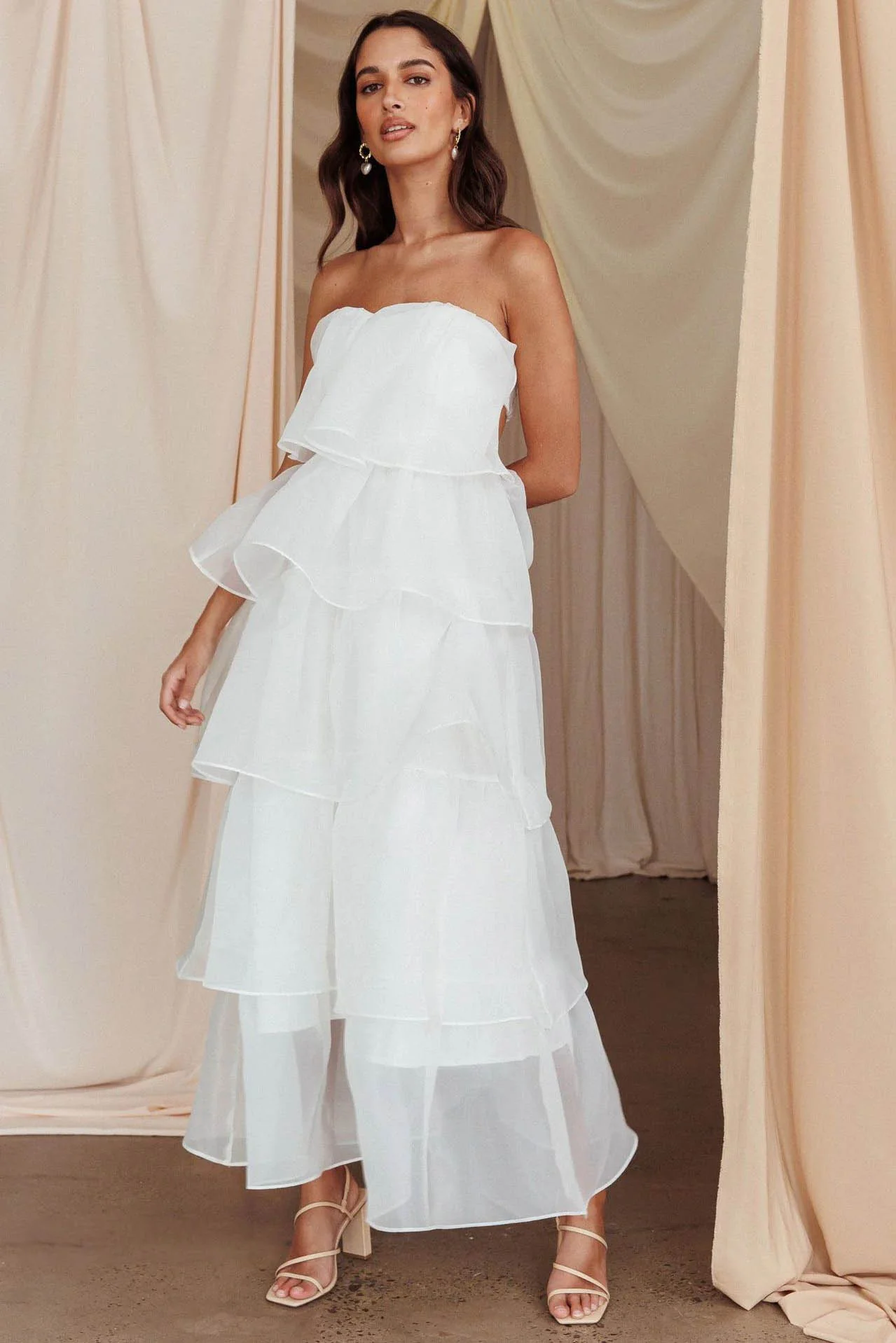 Estefanía® | Sunlit Ruffle Cascade Dress - Image 9