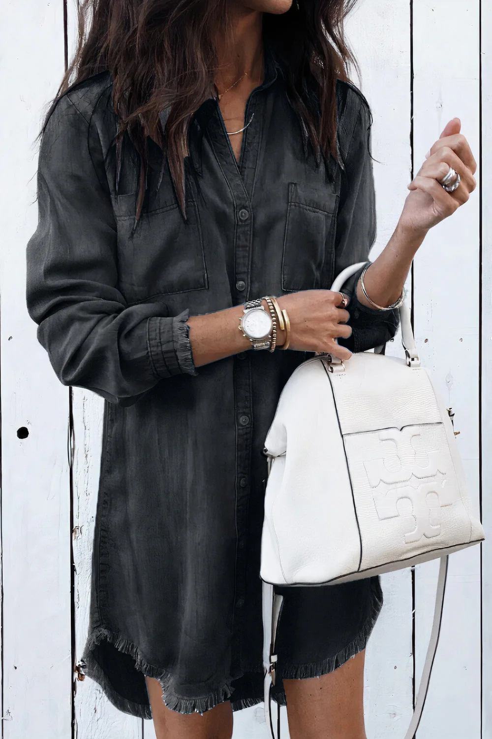 Estefanía® | Trendy Vintage Denim Dress