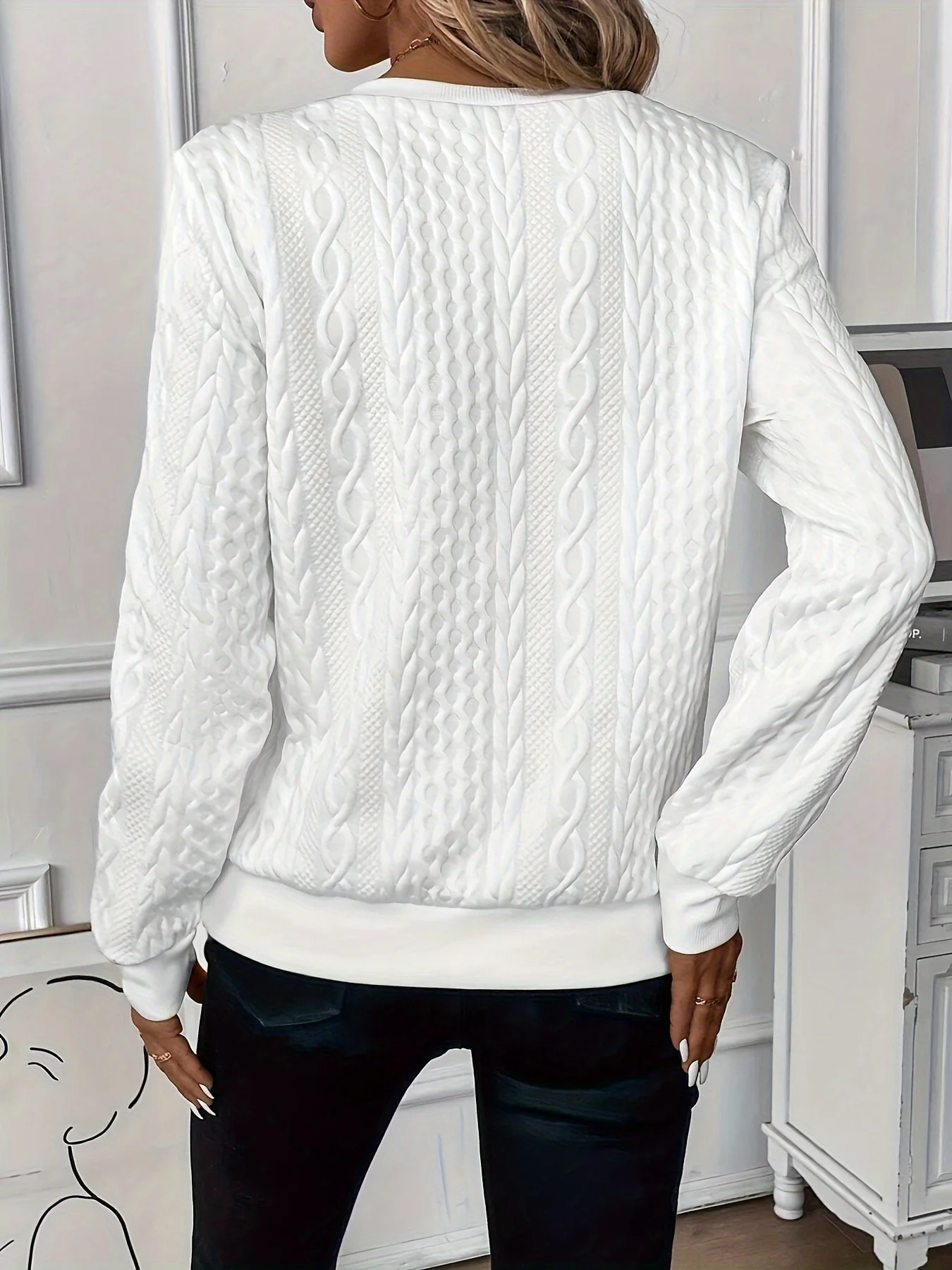 Estela® | Elegant Zip Up Sweatshirt - Image 8