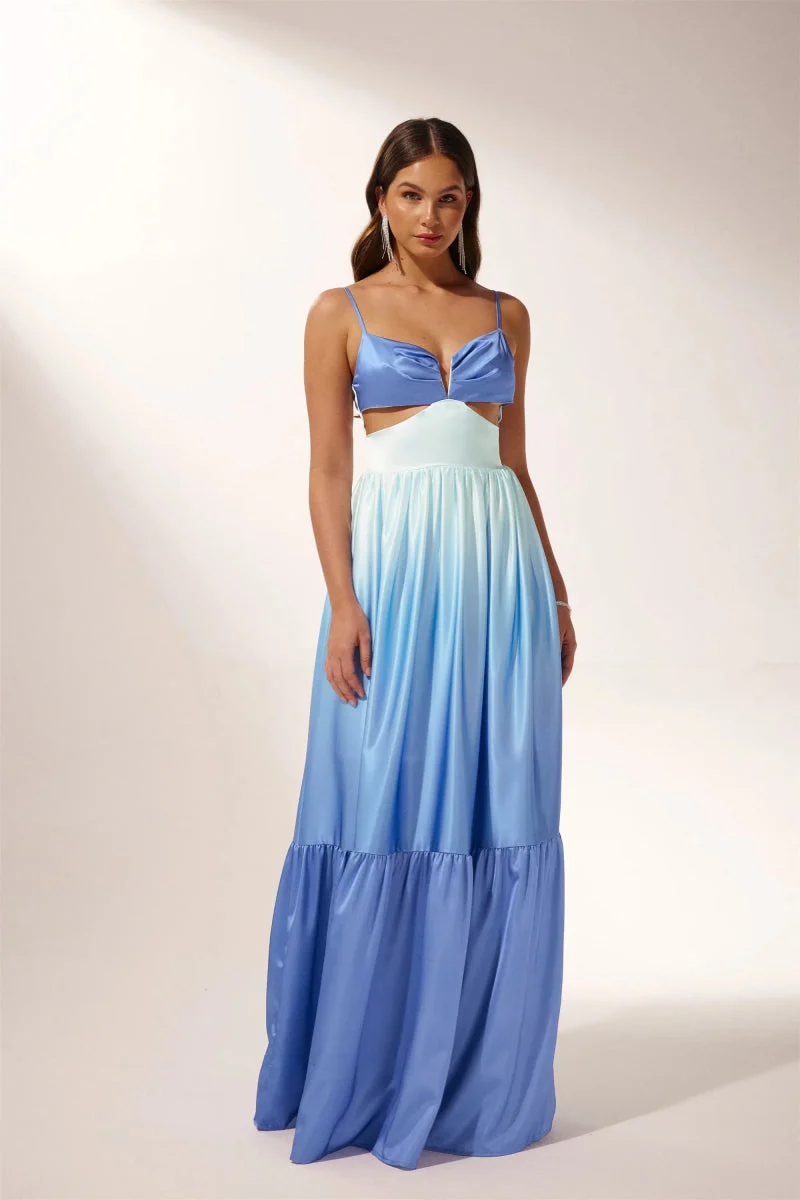 Estela® | Maxi Slip With Cut-Outs And Color Gradient - Image 10