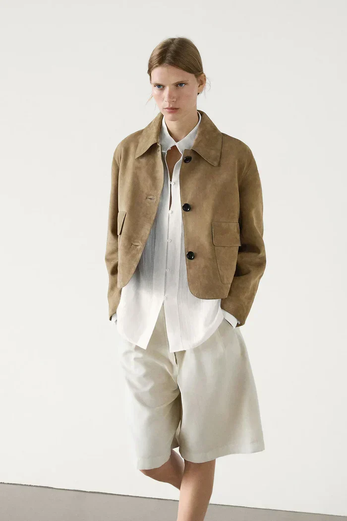 Estela | SUEDE JACKET WITH POCKET - Image 2