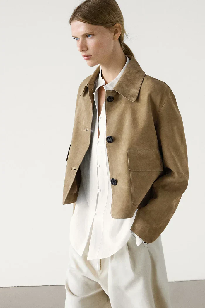 Estela | SUEDE JACKET WITH POCKET - Image 5