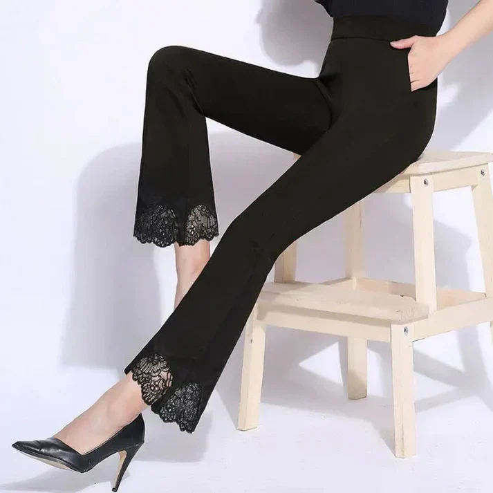 Ester® | Elegant High-Waisted Flared Trousers