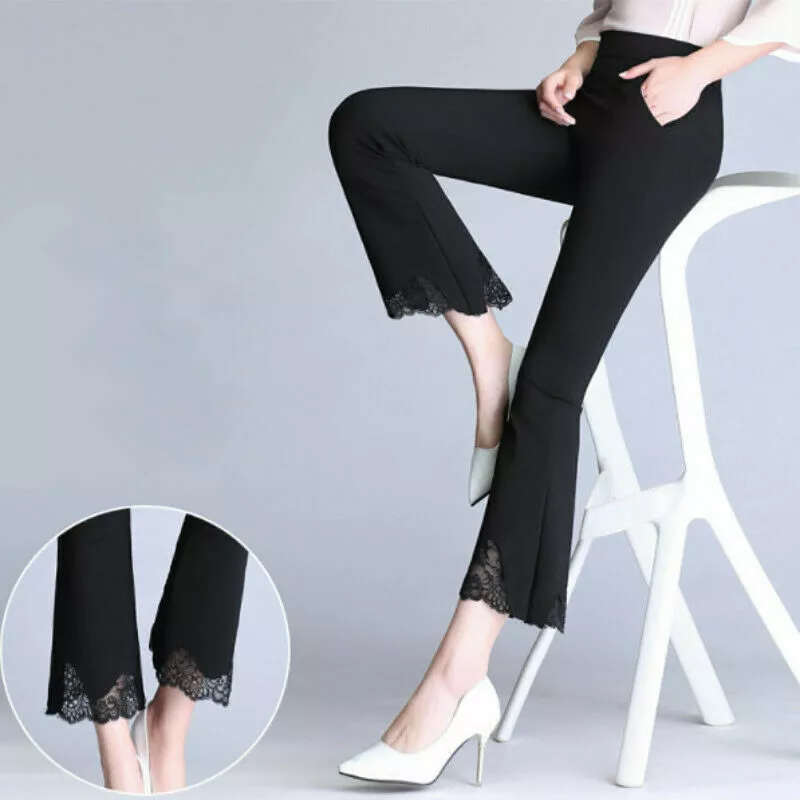 Ester® | Elegant High-Waisted Flared Trousers - Image 3