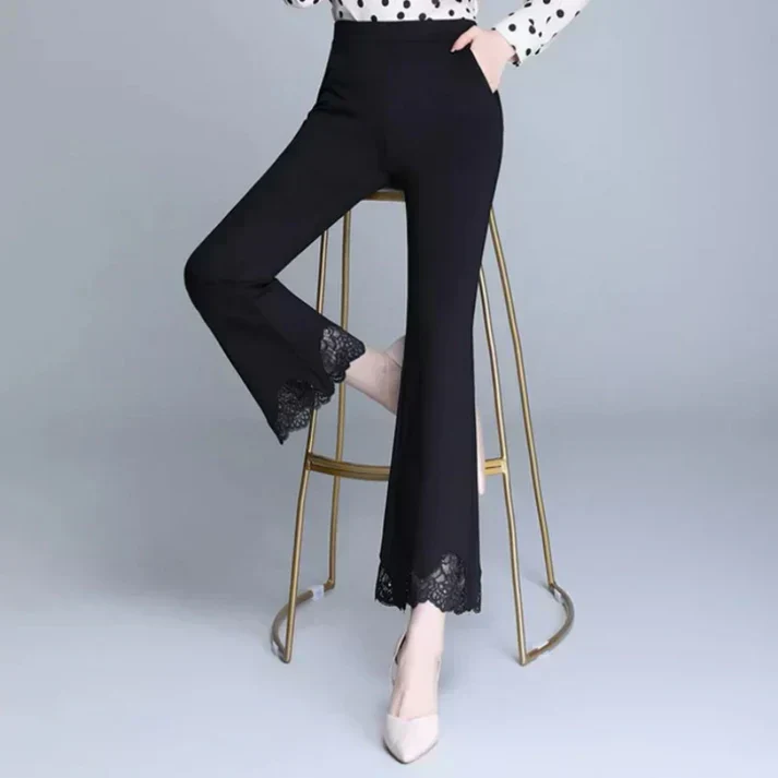 Ester® | Elegant High-Waisted Flared Trousers - Image 4
