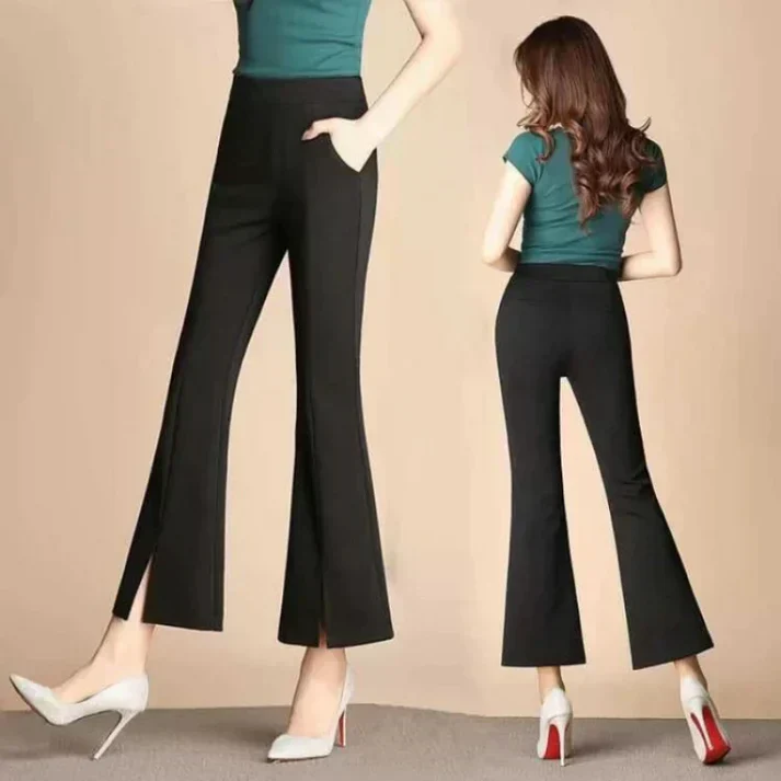 Ester® | Elegant High-Waisted Flared Trousers - Image 6