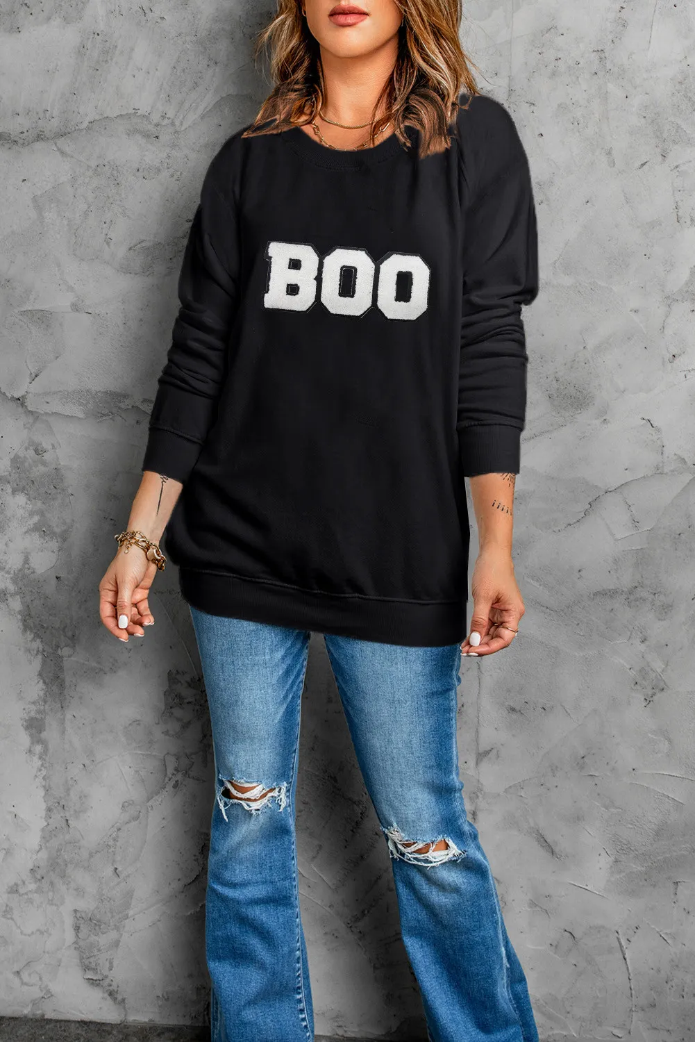 Ester | Long sleeve crew neck sweatshirt - Image 4