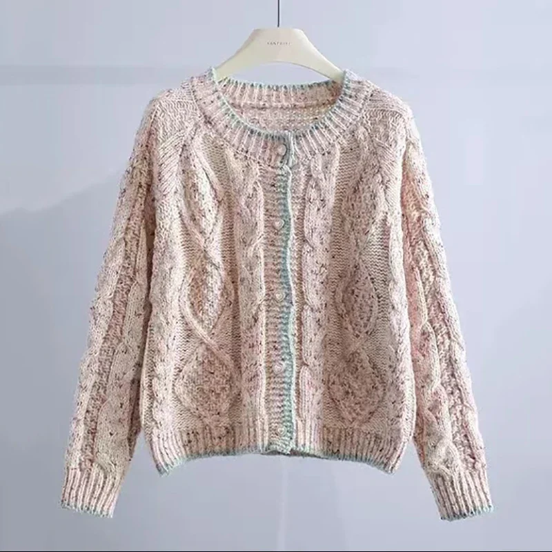 Ester | Single-breasted knitted sweater for women - Image 2
