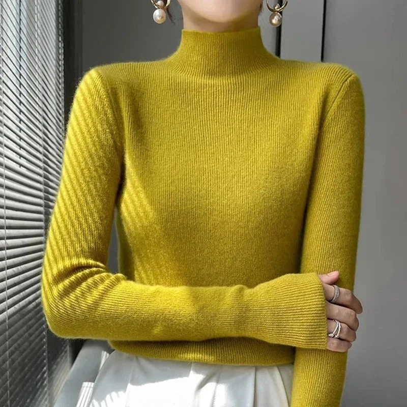 Esther | Negasi women's half turtleneck sweater - Image 10