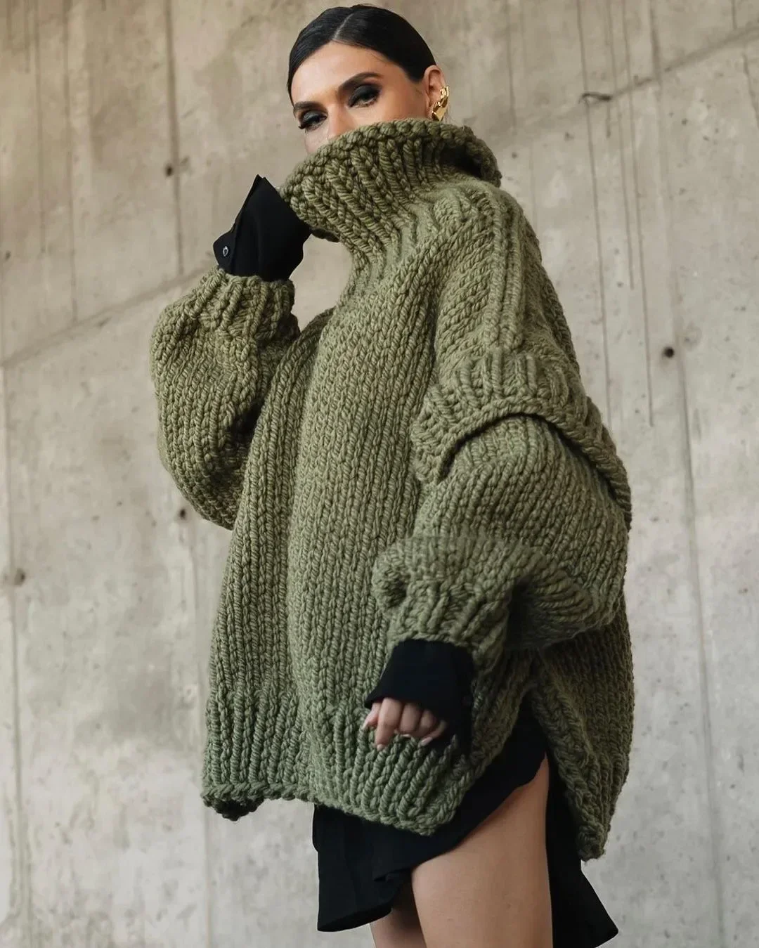 Esther | Stylish knitted winter jacket for women - Image 2