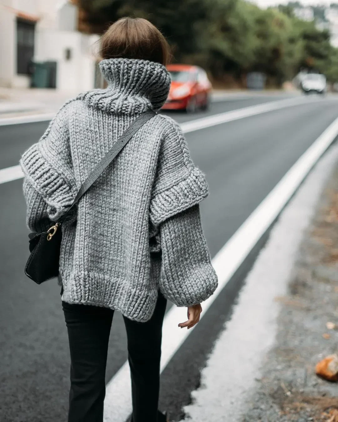 Esther | Stylish knitted winter jacket for women - Image 4