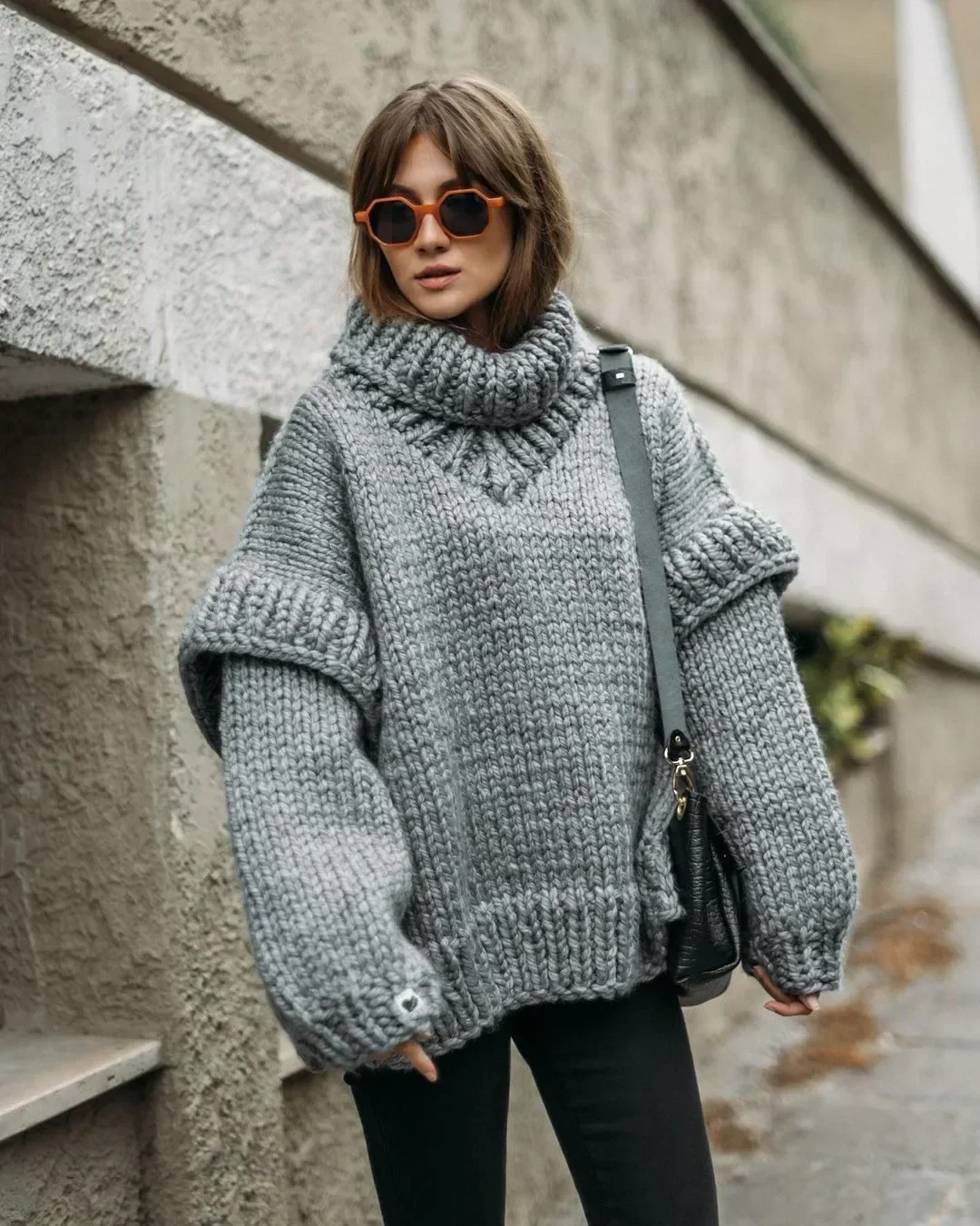 Esther | Stylish knitted winter jacket for women - Image 8