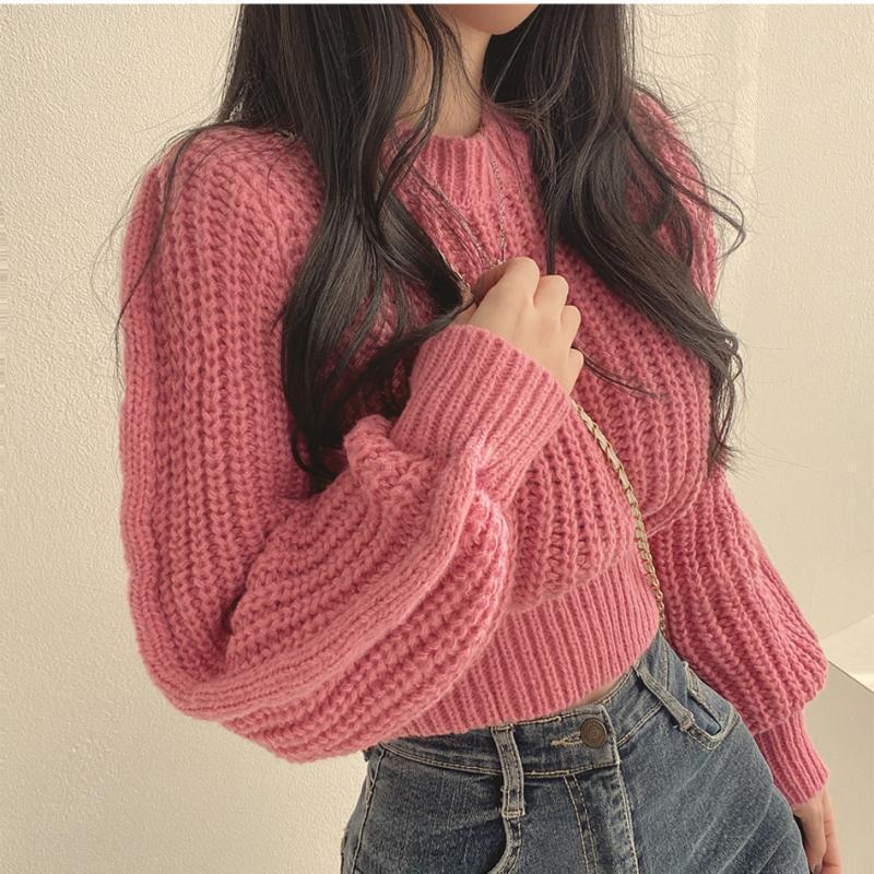 Esther | Trendy crew neck sweater, perfect for winter - Image 4