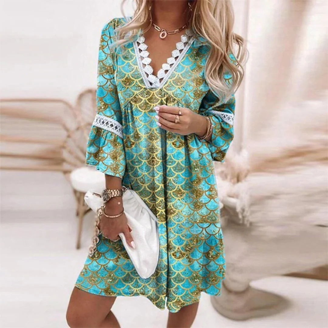 Eugenia® | Fashionable Printed Loose Dress - Image 3